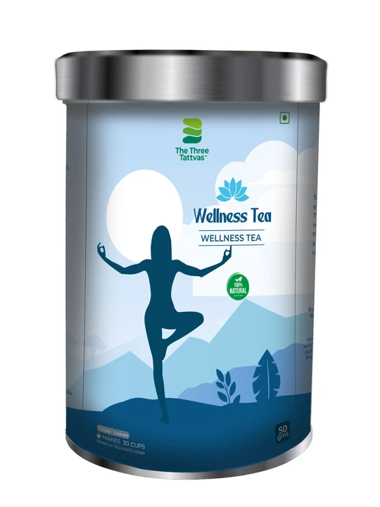 The Three Tattvas wellness tea 50gms uploaded by business on 10/9/2023
