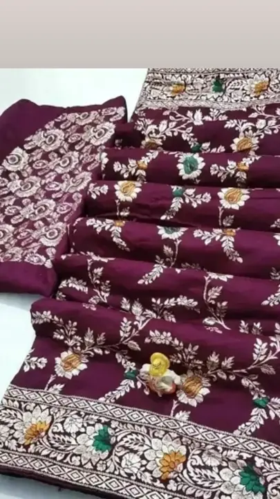 Chanderi Cotton Jacquard Zari Weaving Sarees with Blouse Piece

 Fabric:  Chanderi Cotton

 Type:  S uploaded by Garima fashion on 10/9/2023