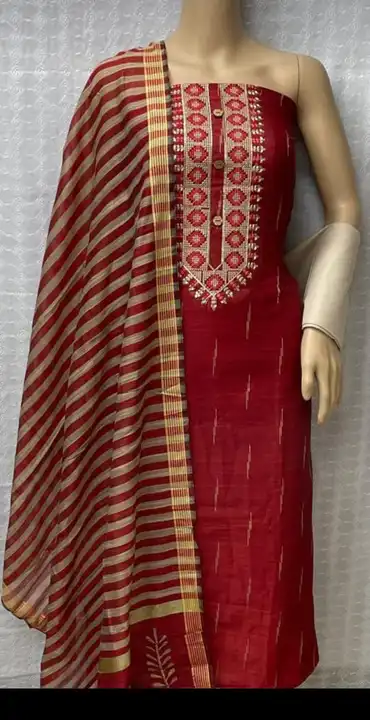 Pure Banarasi Silk Cotton Suit And Dress Material  uploaded by Zuberiya Global on 10/9/2023