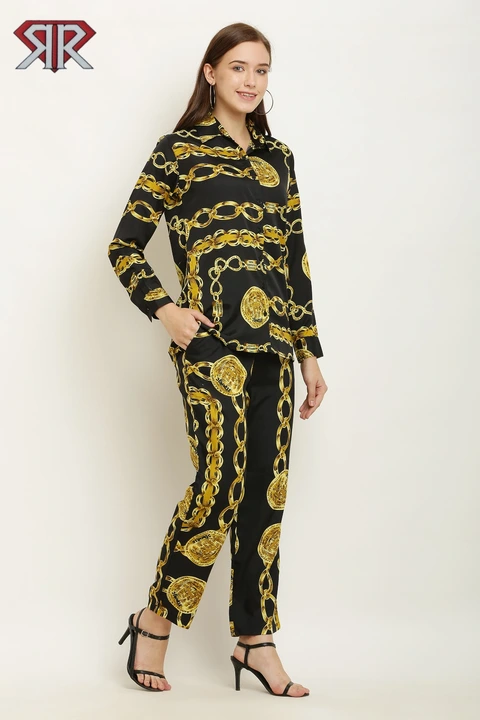 Women Chain design top bottom set uploaded by Liimra world fashion on 10/10/2023