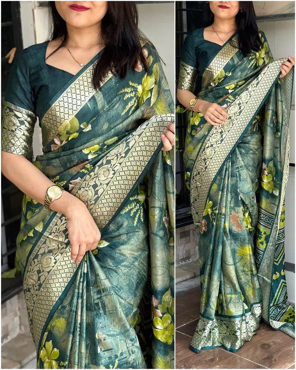 *Desgine-Gulabrani*🖤     *A look in a saree is enough to slay, drape yourself in our self jacquard  uploaded by business on 10/10/2023
