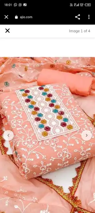 3 pis suit material  uploaded by Guddi on 10/10/2023