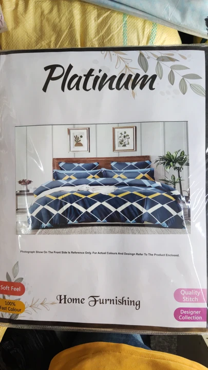 Platinum bookfold bedsheets uploaded by Shyam Sunder & Co. on 10/10/2023