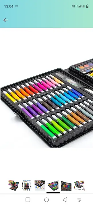 Children Deluxe Art Drawing Crayon Color Set for Kids Case Art and Craft Supplies Drawing and Painti uploaded by NAVRANGHI  on 10/10/2023