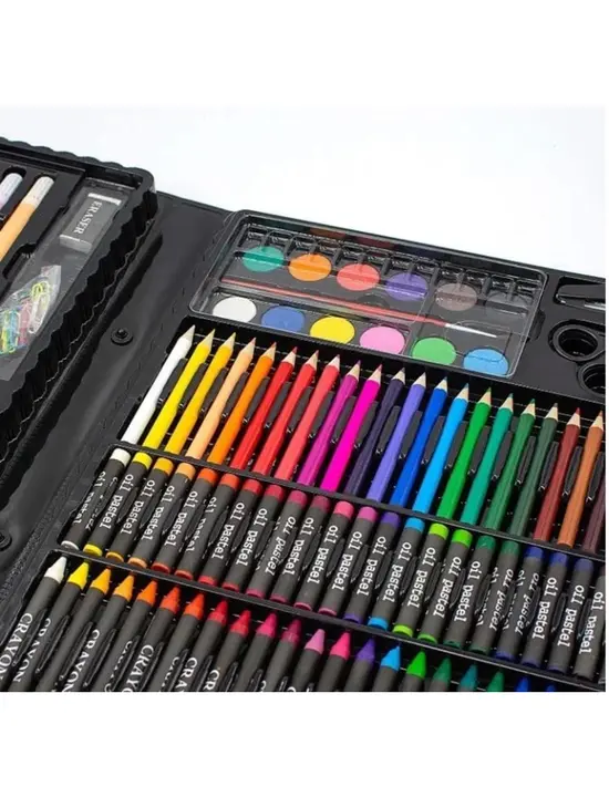 Children Deluxe Art Drawing Crayon Color Set for Kids Case Art and Craft Supplies Drawing and Painti uploaded by NAVRANGHI  on 10/10/2023