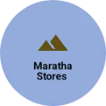 Business logo of Maratha Stores
