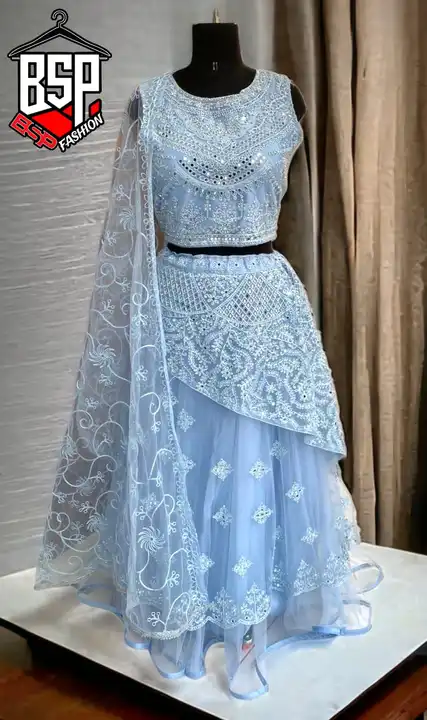 Crop top gown uploaded by Arihant fashion hub on 10/10/2023
