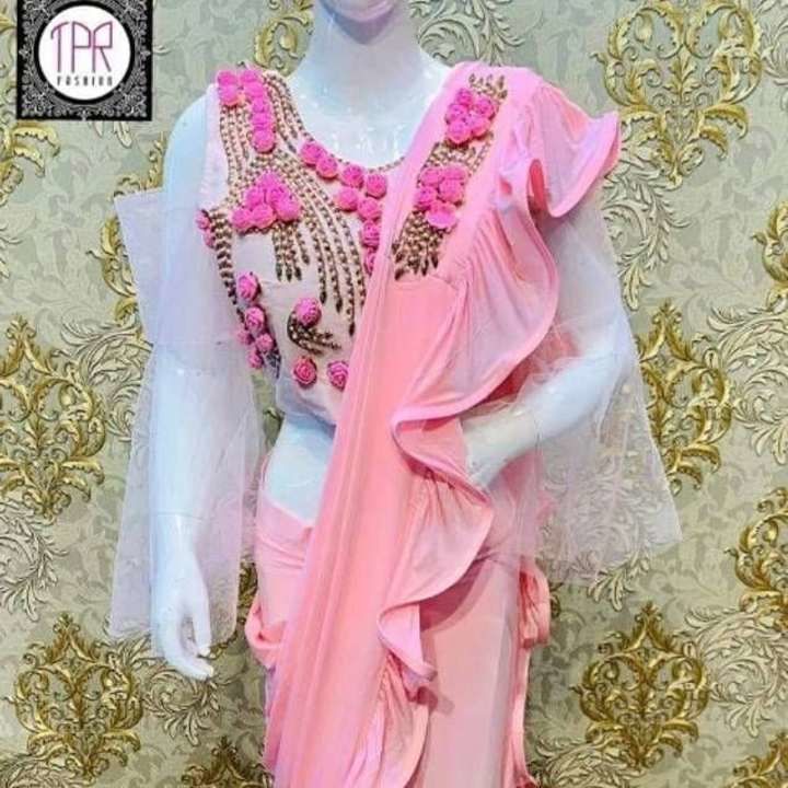 Post image Trendy Ruffle Crepe Embroidered Sarees with Blouse Piece

Fabric: Crepe
Type: Saree with Blouse piece
Style: Embroidered
Design Type: Bollywood
Saree Length: 5.5 (in metres)
Blouse Length: 0.8 (in metres)
Returns:  Within 7 days of delivery. No questions asked