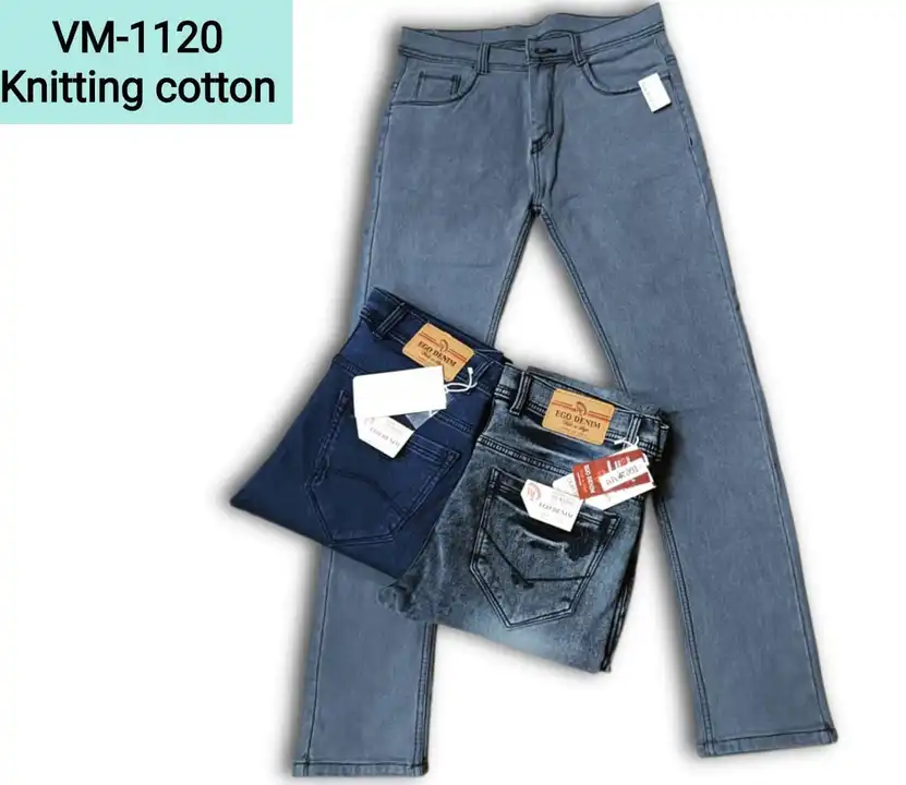 Men Knitting cotton jeans  uploaded by Victory Export  on 10/10/2023
