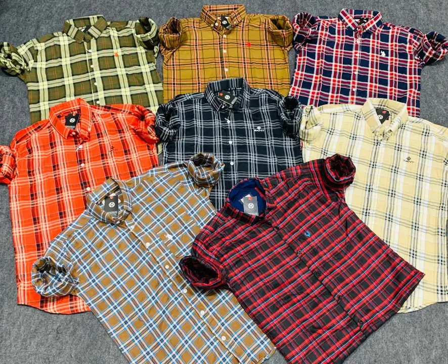 Laffer Check Shirt / Cod Available / Starting Price uploaded by Hindustan Trading Company on 10/10/2023