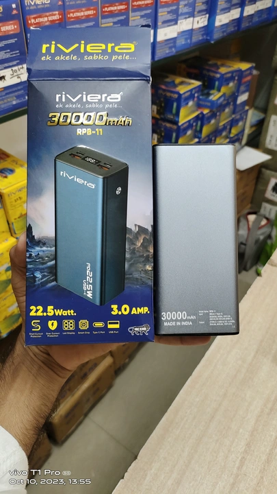 Riviera 30000mah power Bank wholesale price for 9649174067 uploaded by business on 10/10/2023