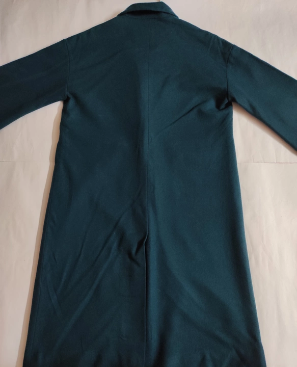 Beautiful Single Button Dark Blue Long Coat for Women uploaded by The Green City on 10/10/2023