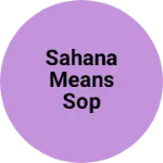 Business logo of Sahana KlDS & MENS WEAR 