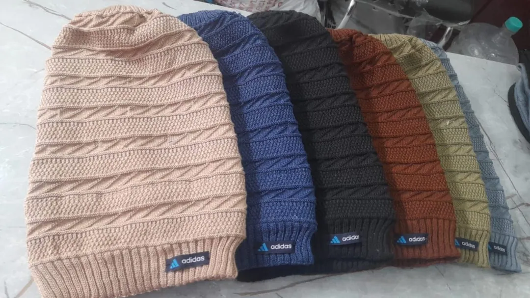 Woolen cap for women baine cap scarf Sardi ki topi winter cap long cap mans  uploaded by business on 10/11/2023