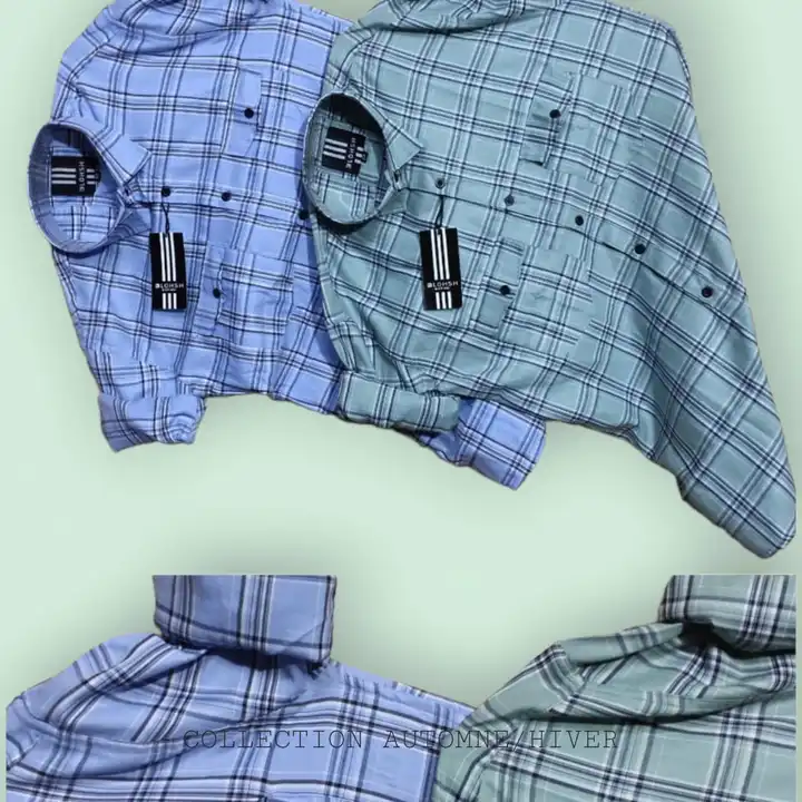 COTTON X DOUBLE POCKET SHIRT  uploaded by business on 10/11/2023