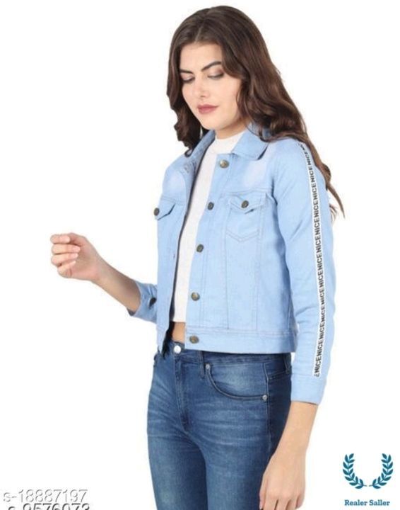 Trendy Fashionable Women Jackets & Waistcoat

Fabric: Denim
Sleeve Length: Long Sleeves
Patte uploaded by MIF FASHION STORE on 3/22/2021