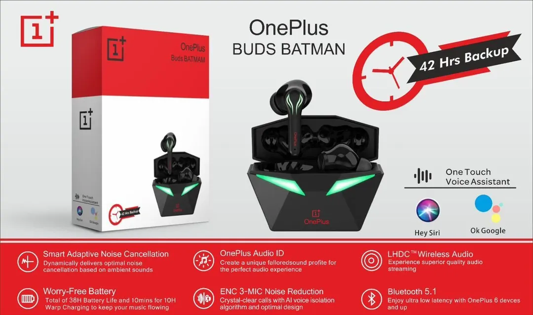 OnePlus buds Batman  uploaded by Digitia  on 10/11/2023