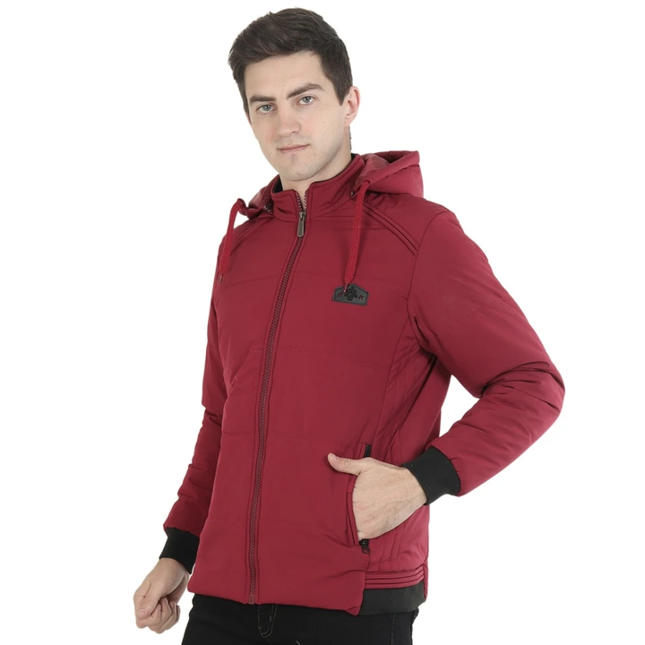 Mens Puffer Bomber TPU Hooded Jacket  uploaded by Jameel fashion point(XOHY) on 10/11/2023