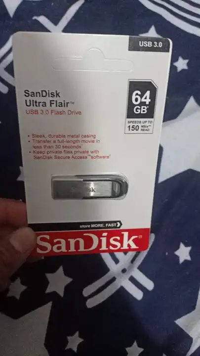 Sandisk Pendrive 64gb 3.0 uploaded by Mobile Telecom on 10/11/2023