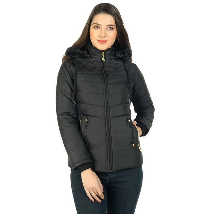 Womens Quilted Floppy Hooded Jacket  uploaded by Jameel fashion point(XOHY) on 10/11/2023