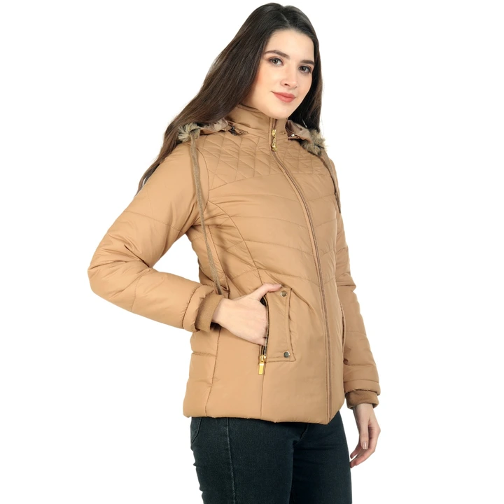 Womens Quilted Floppy Hooded Jacket  uploaded by Jameel fashion point(XOHY) on 10/11/2023