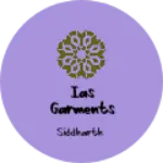 Business logo of IAS Garments  India