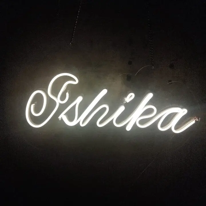 Neon sign board 12×18 size for more info contact 8949434539 uploaded by Kartikay customised gifts on 10/11/2023