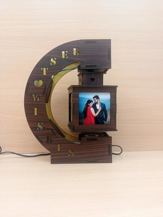 Birthday revolving lamp customised for more info contact 8949434539 uploaded by Kartikay customised gifts on 10/11/2023