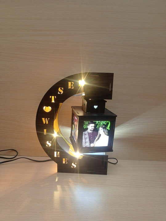 Birthday revolving lamp customised for more info contact 8949434539 uploaded by Kartikay customised gifts on 10/11/2023