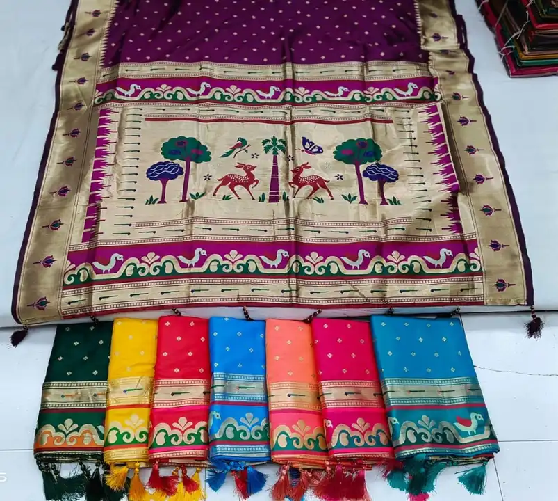 Paithani soft silk uploaded by Priyanka Collection on 10/11/2023