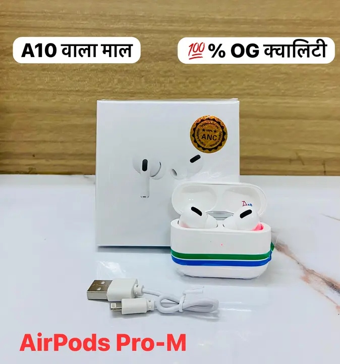 Airpods Pro-M 💯% Og Quality  uploaded by Heartium®️ Company on 10/11/2023