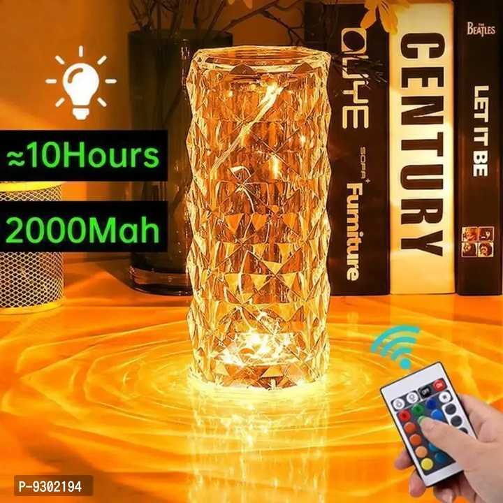 Crystal Table Lamp 16 Colors Changing RGB Touch uploaded by XPar on 10/11/2023