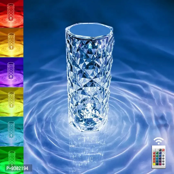 Crystal Table Lamp 16 Colors Changing RGB Touch uploaded by XPar on 10/11/2023