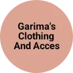Business logo of Garima's Clothing And Accessories