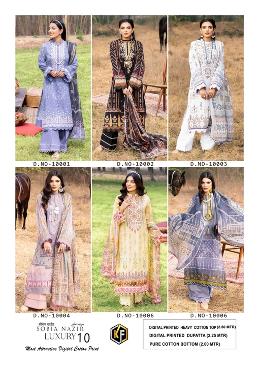 Catalogue Suit Printed Cotton Karachi Style Suit and Dress Material  uploaded by Zuberiya Global on 10/11/2023