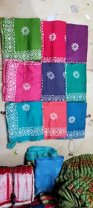 Batik print sarees uploaded by N K SAREES  on 10/12/2023