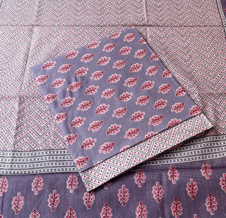 Cotton print unstitched suit  uploaded by Jayshree creation on 10/12/2023