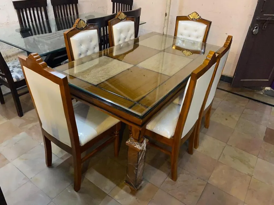 Dining table set uploaded by Sk sofa works on 10/12/2023