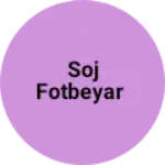 Business logo of Soj fotbeyar