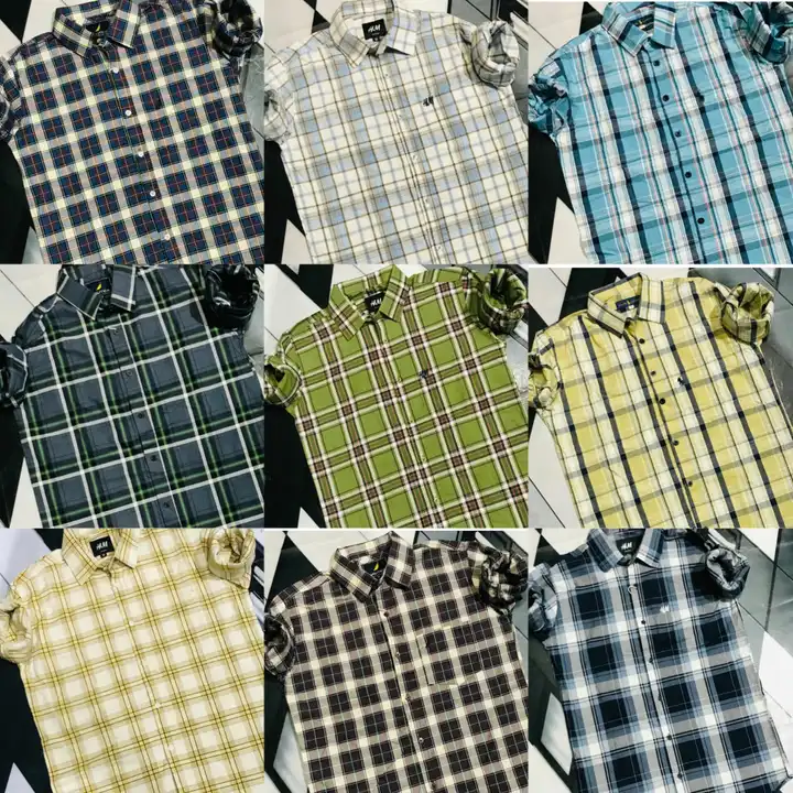 Paper Cotton Check Shirt / Cod Available / Starting Price  uploaded by Hindustan Trading Company on 10/12/2023