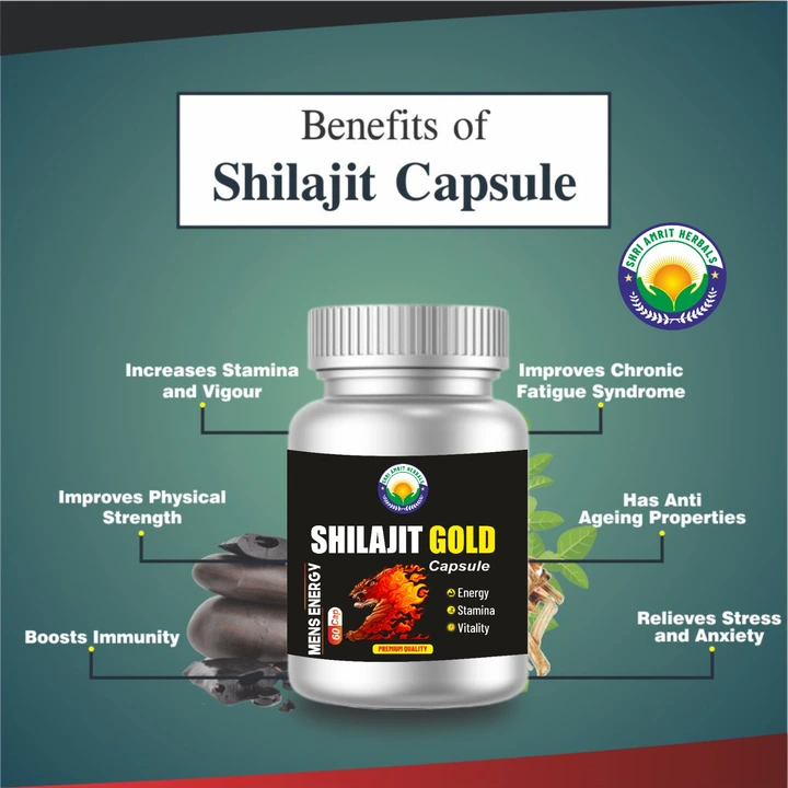Shilajit gold capsule  uploaded by Shri Amrit herbals on 10/12/2023