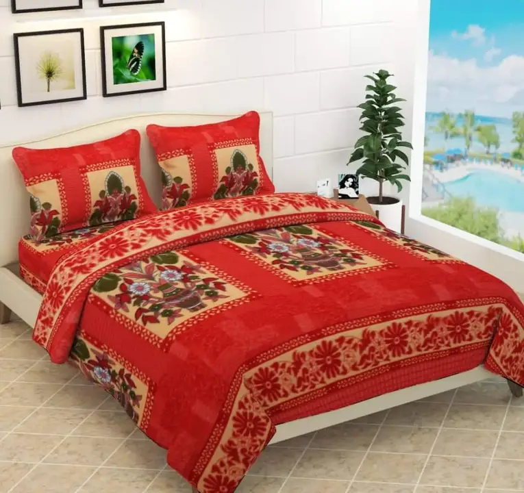 Warm  woolen Double Bedsheet  with Two Pillow Covet uploaded by Sonya enterprises on 10/12/2023