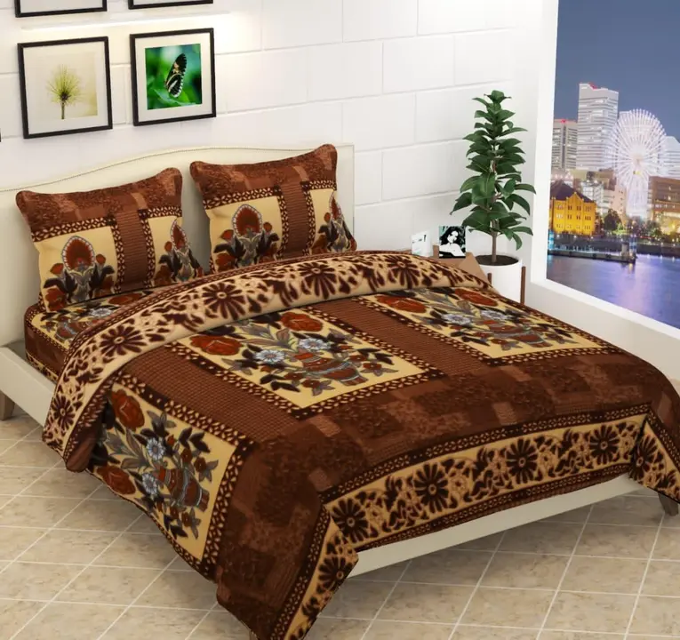 Warm  woolen Double Bedsheet  with Two Pillow Covet uploaded by business on 10/12/2023