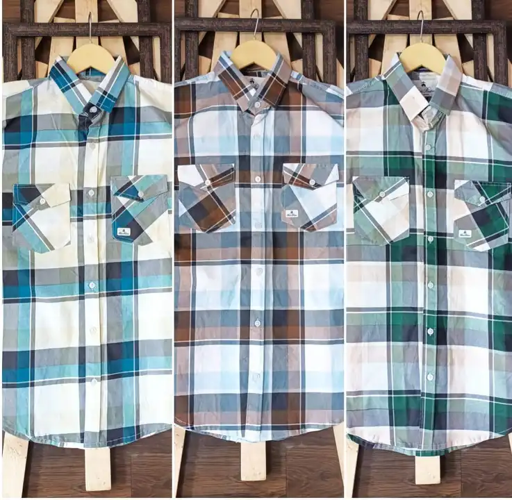 Lycra Check Shirt uploaded by Macbear Garments Pvt.Ltd. on 10/12/2023