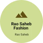 Business logo of Rao saheb fashion