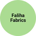 Business logo of Faliha Fabrics
