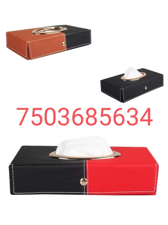 Pu leather tissue box  uploaded by business on 10/12/2023