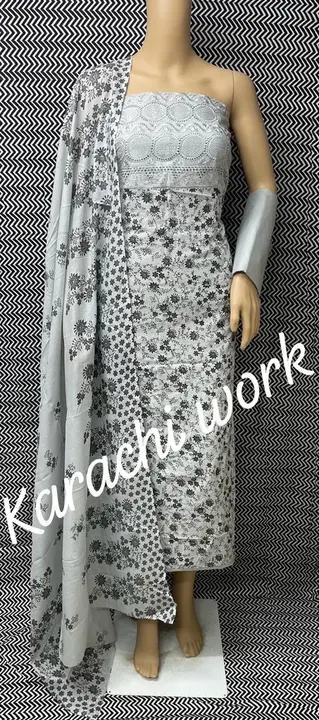 Karachi Work Designer Suit and Dress Material  uploaded by Zuberiya Global on 10/12/2023
