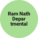 Business logo of Ram Nath departmental store