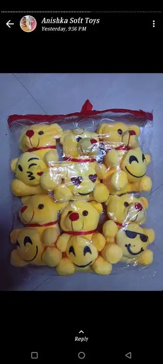 Mini teddy one packet in 6  uploaded by Bihari ji traders  on 10/13/2023